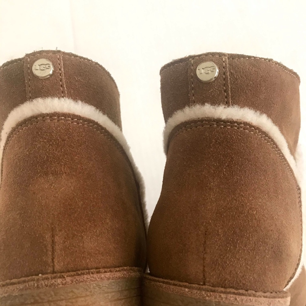 Ugg Kasen Suede Ankle Boots Size 11 - Picture 9 of 13